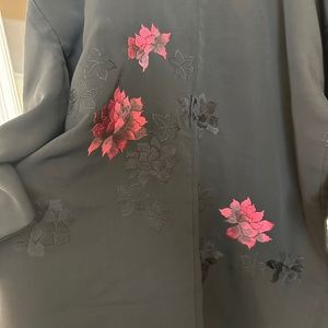 Black silk jacket